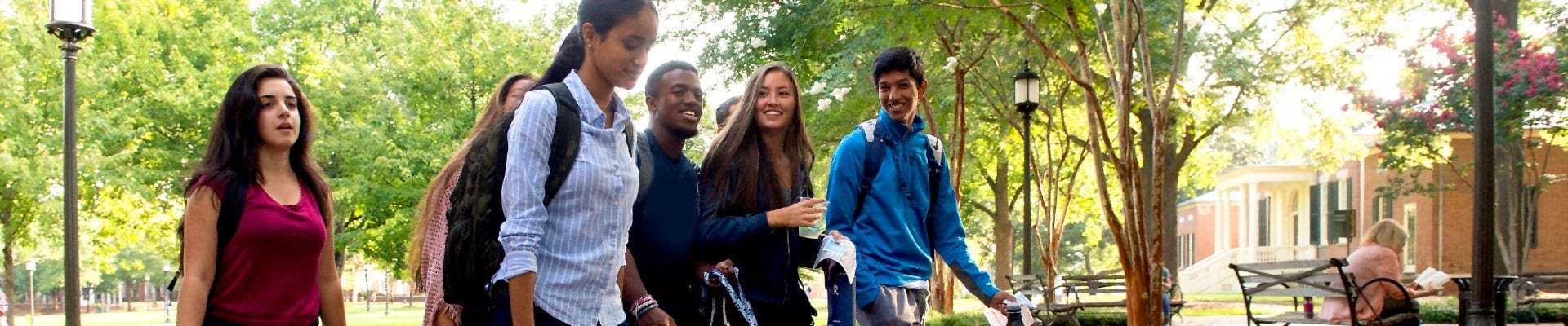photo of students on campus