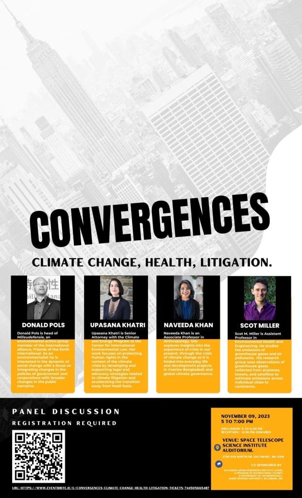 Panel Discussion- Convergences: Climate Change, Health, Litigation