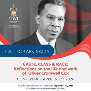 Call for Papers: Caste, Class, & Race – Reflections on the Life and Work of Oliver Cromwell Cox