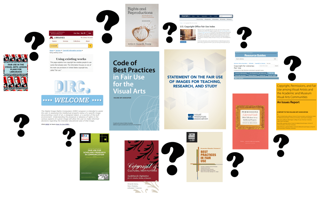 Collection of book covers, screenshots and images used in a conference presentation.