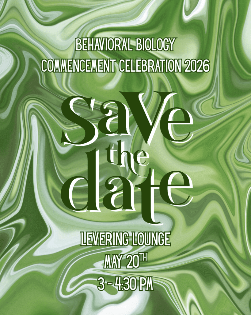 green liquid background in different shades. Large text reads "Save the Date" with the details of the event time below.