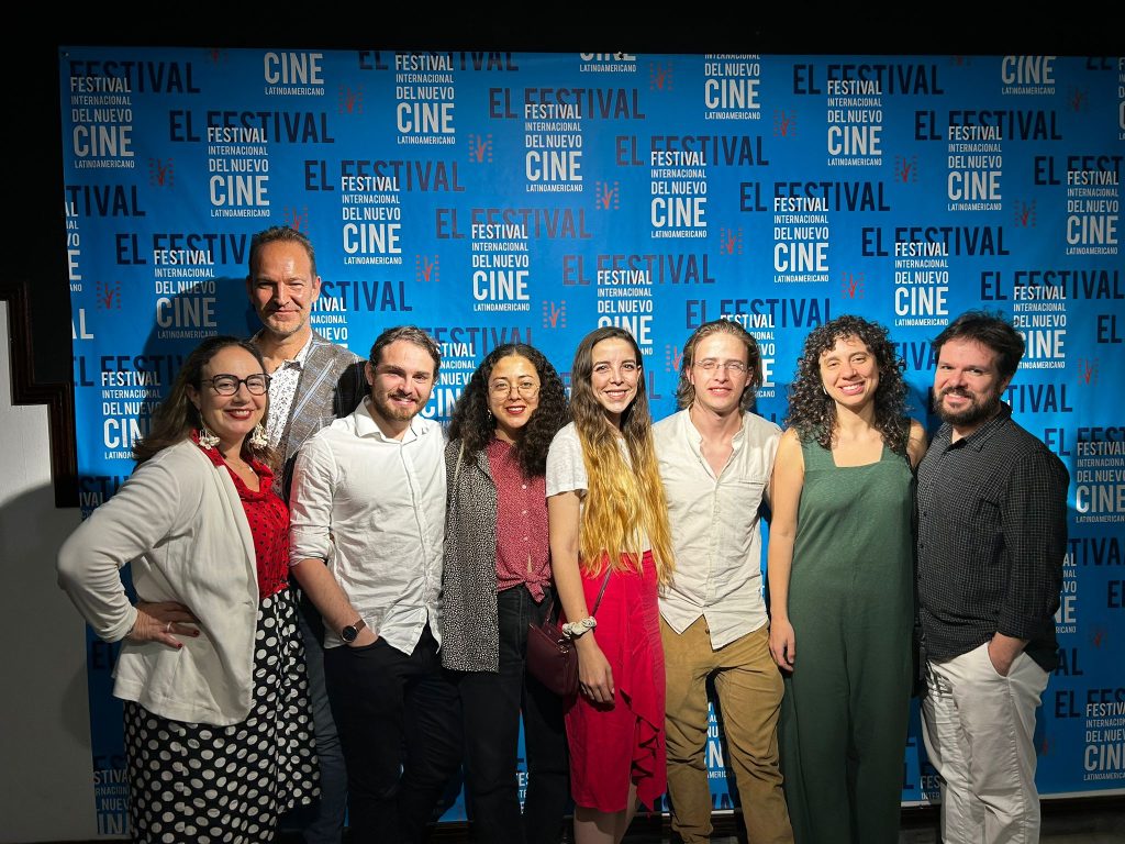Group photo of Havana International Film Festival attendees from JHU