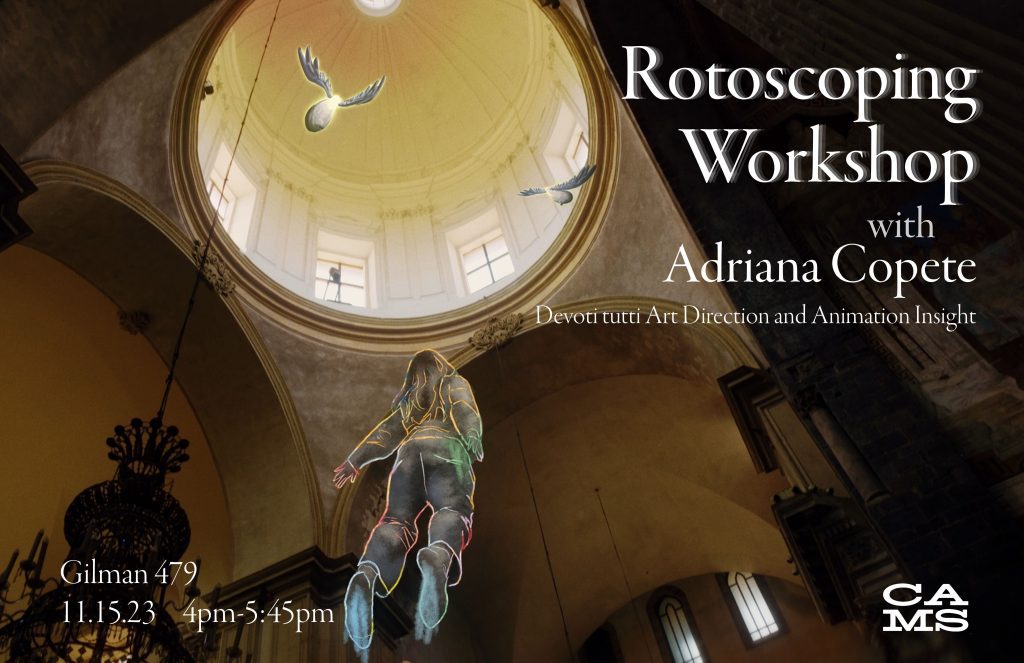 Rotoscoping Workshop with Adriana Copete: Devoti tutti Art Direction and Animation Insight