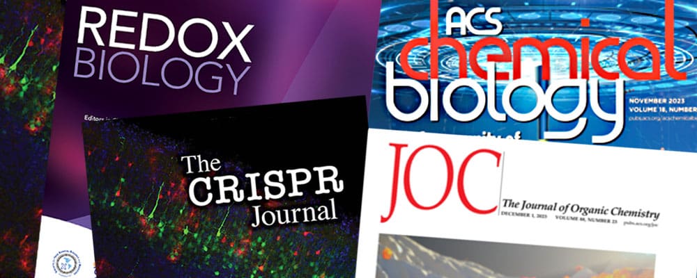 collage of covers from scientific journals and publications