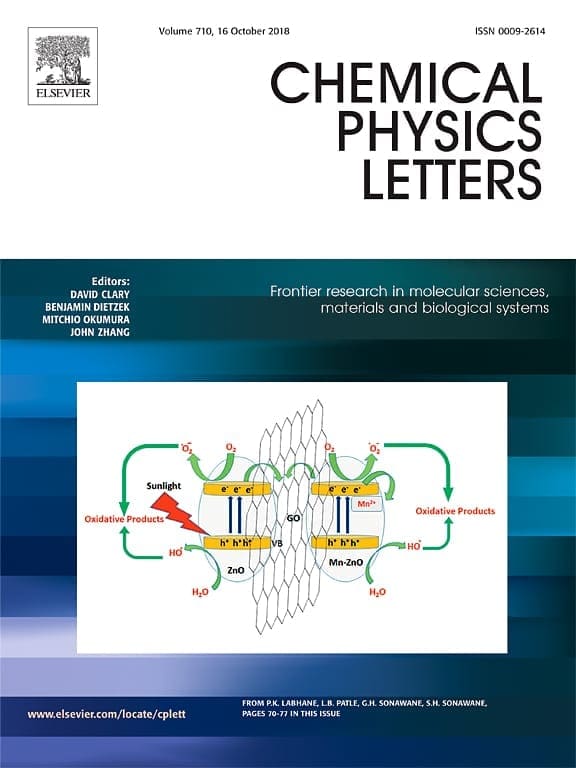 Hernandez Lab Featured on the Cover of Chemical Physics Letters