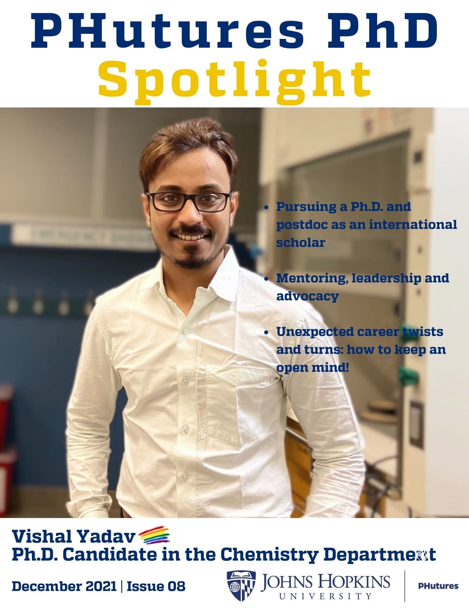 A New Ph.D. Spotlight! | Chemistry Ph.D. Candidate Vishal Yadav