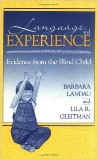 Book Cover art for Language and Experience: Evidence from the Blind Child