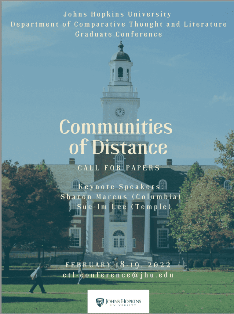 Communities of Distance – CTL Biennial Graduate Student Conference 2022