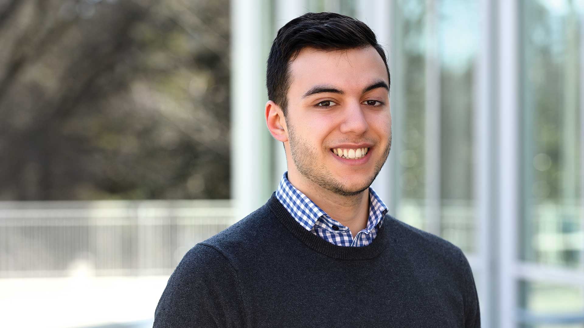 Junior economics major Johnny Saldana featured in Arts & Sciences Magazine