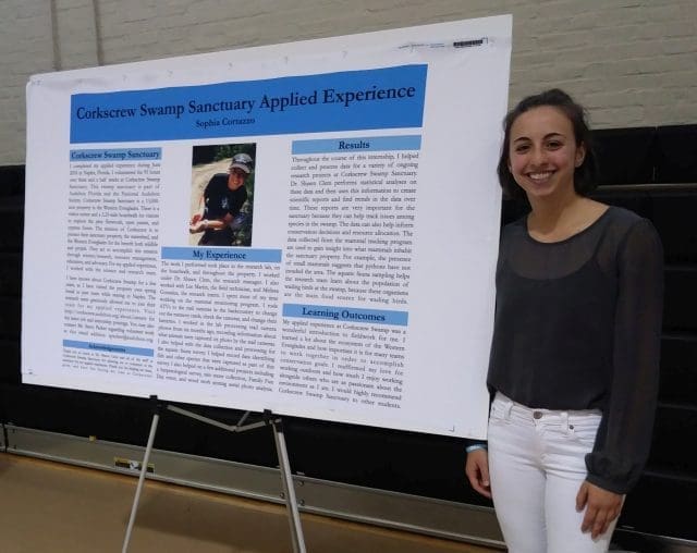 Sophia applied experience poster session