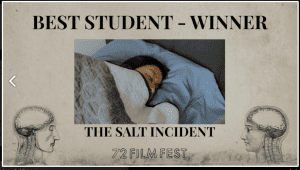 Curtis and Thomas Nishimoto Win “Best Student Film” in 72 Film Festival