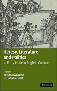 Book Cover art for Heresy, Literature and Politics in Early Modern English Culture