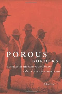 Book Cover art for Porous Borders: Multiracial Migrations and the Law in the U.S.-Mexico Borderlands