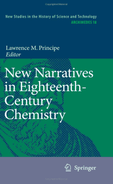 Book Cover art for New Narratives in Eighteenth-Century Chemistry