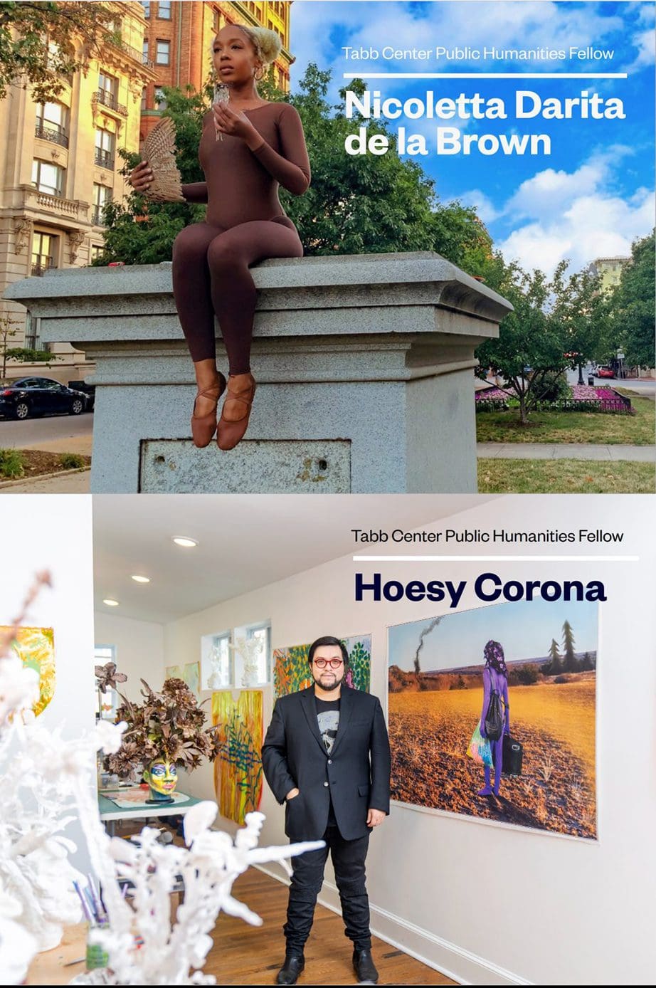 Tabb Center announces inaugural Public Humanities Fellows (’22–23): Hoesy Corona and Nicoletta Darita de la Brown