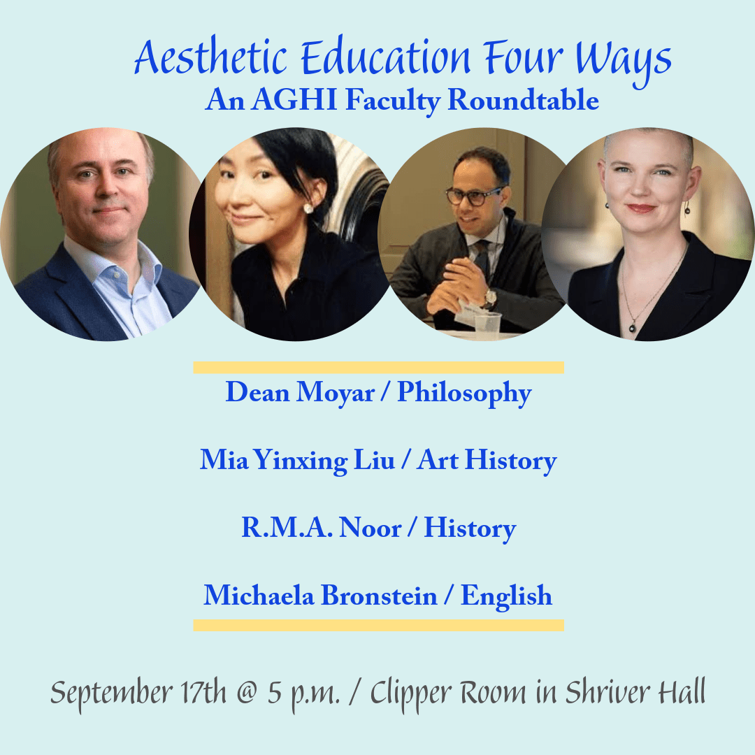 Photos of Moyar, Liu, Noor, and Bronstein