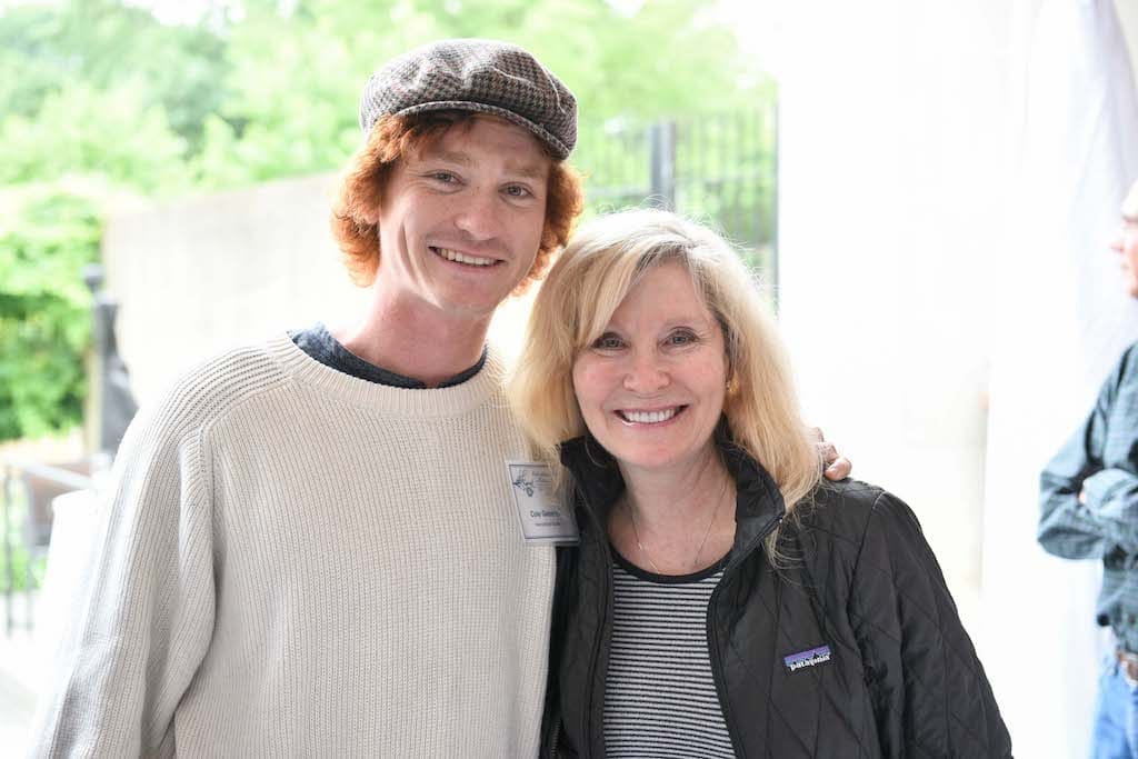 Cole Gennrich and his mom