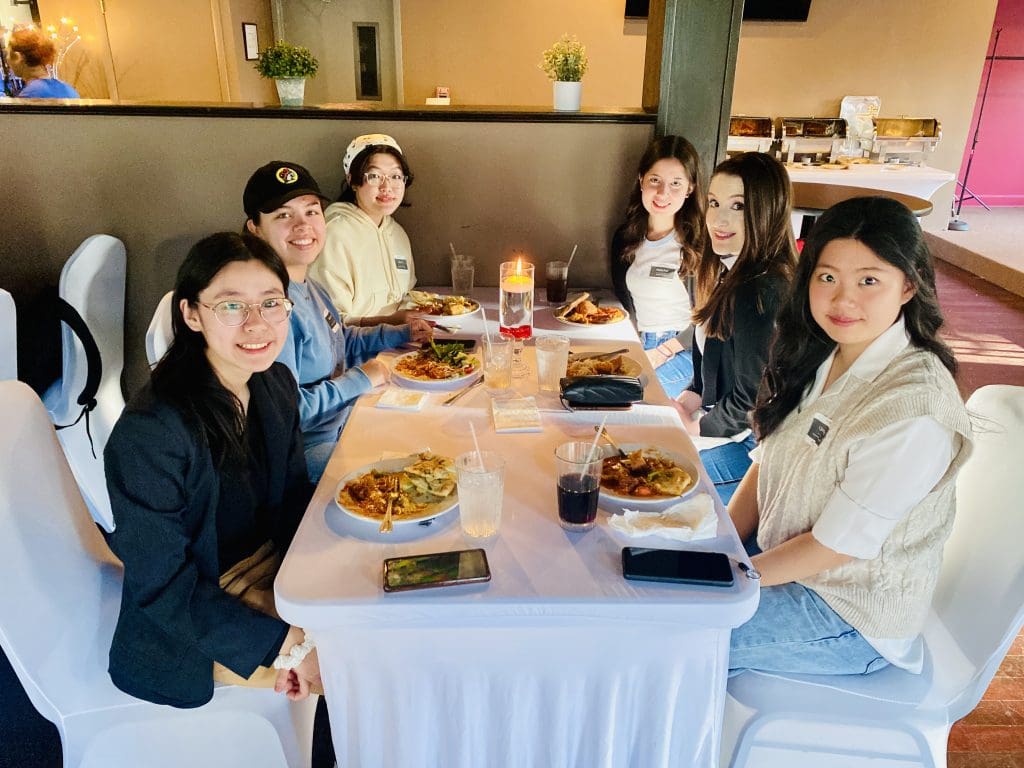 Clockwise from left: Mary Lee, Greta Cortez, Jina Lim, Shayna Faul, Mia Venezia, and Qingxi Wang