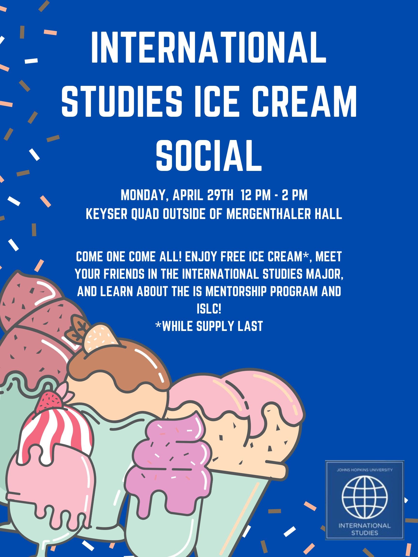 IS-Cream Social poster