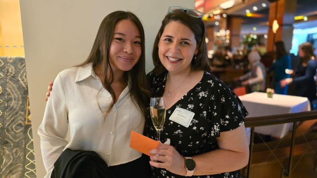 Esperanca Woei and Kate Bruffett