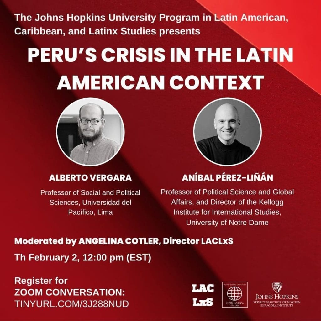 Peru’s Crisis in the Latin American Context (Zoom Recording)
