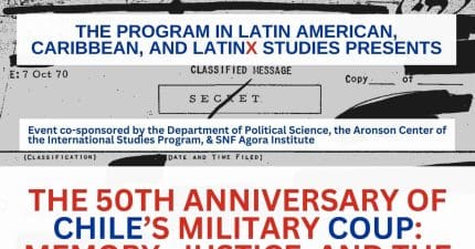 Declassified US Document regarding Chile's Military Coup