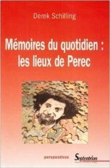 Book Cover art for Mémoires du quotidien: les lieux de Perec