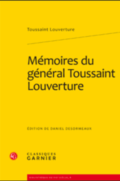 Book Cover art for Mémoires du général Toussaint Louverture
