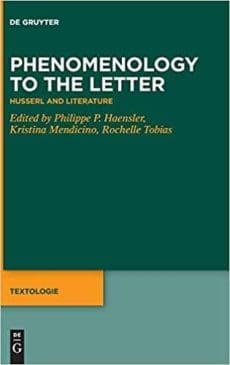 Book Cover art for Phenomenology to the Letter: Husserl and Literature