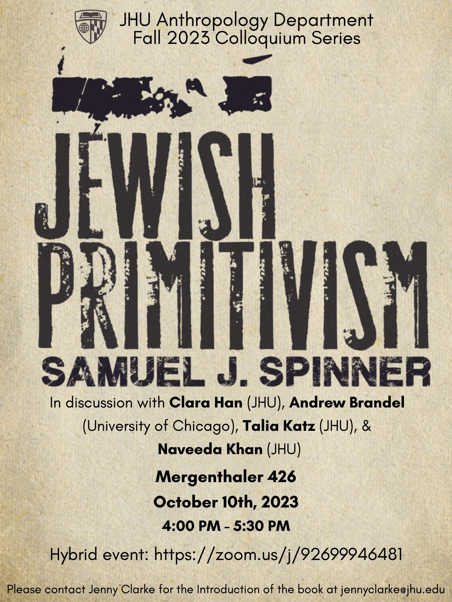 poster for Yiddish event