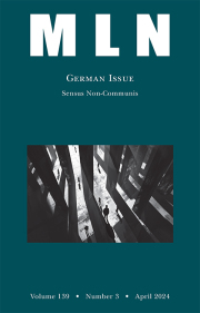 2024 German Modern Language Notes