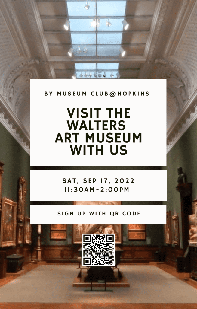 JHU Museum Club Trip to the Walters