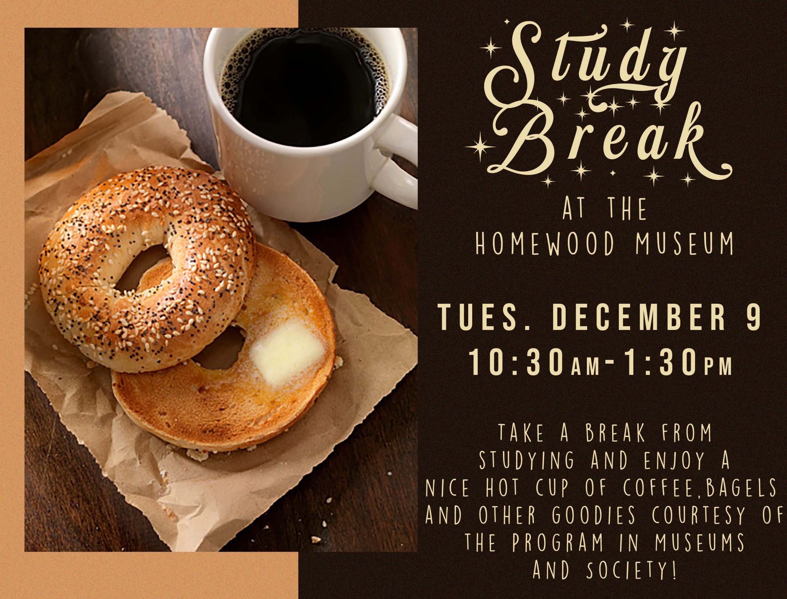 12/9: Study Break at the Homewood Museum