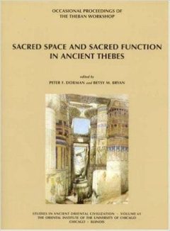 Book Cover art for Sacred Space and Sacred Function in Ancient Thebes