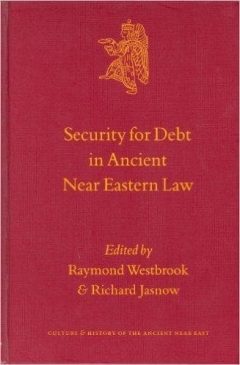 Book Cover art for Security for Debt in Ancient Near Eastern Law