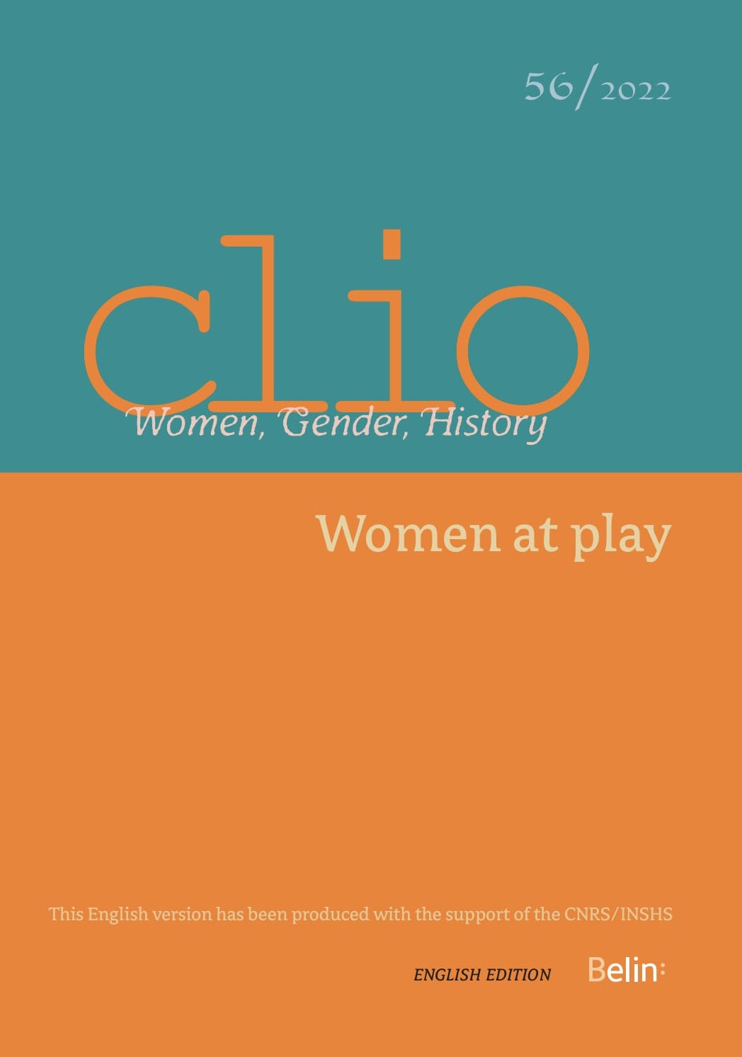 Special Issue of Clio. Women, Gender, History 56 (2022), ‘Women at Play’, Now in English