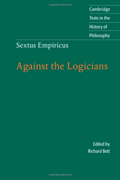 Book Cover art for Sextus Empiricus: Against the Logicians
