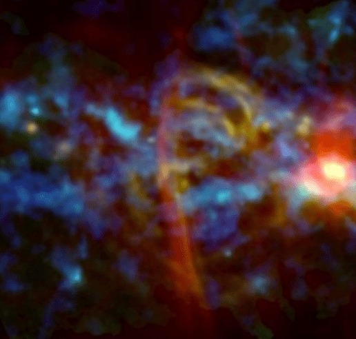 Johannes Staguhn Leads Research on New Space Image of Cosmic ‘Candy Cane’