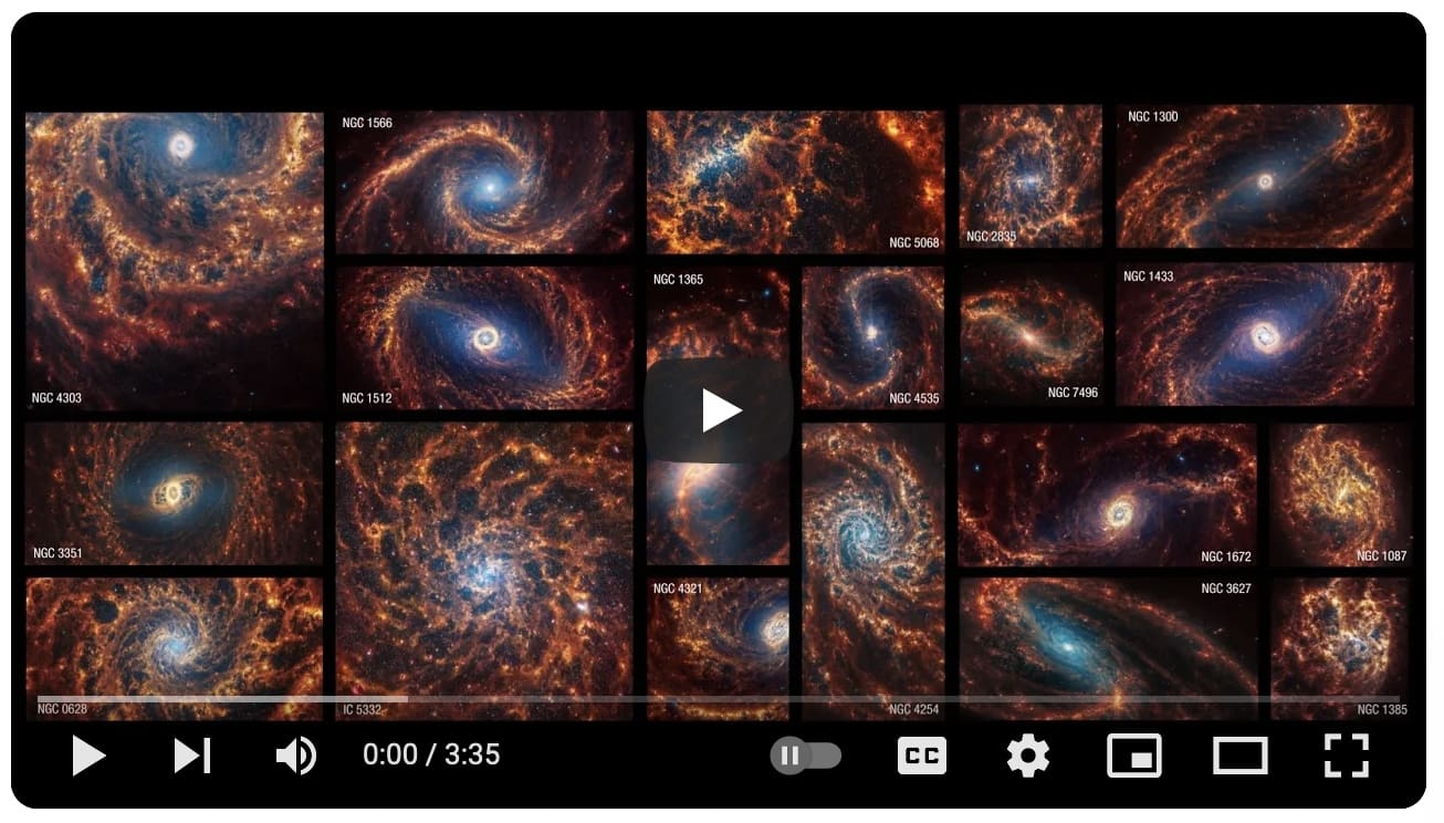 David Thilker and the PHANGS Team Share Video Comparing Panchromatic Imaging of Nearby Disk Galaxies