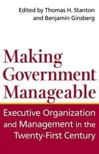 Book Cover art for Making Government Manageable