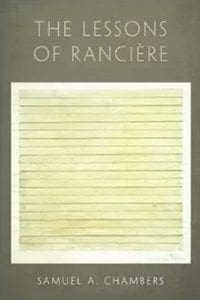 Book Cover art for The Lessons of Rancière