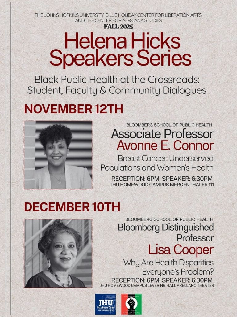Helen Hicks Speakers Series Flyer