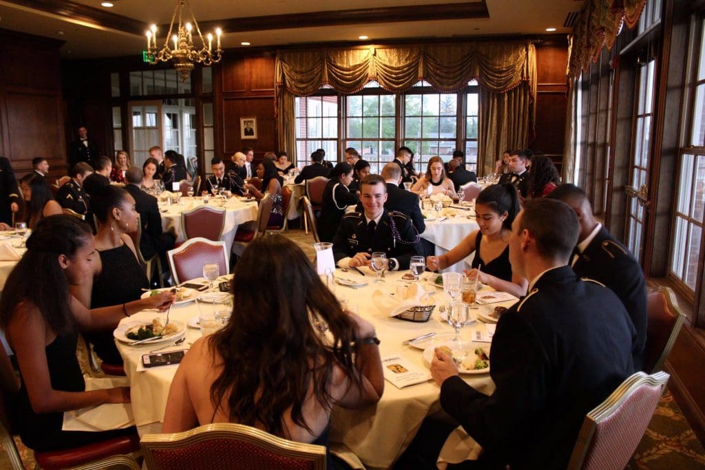 Cadets participate in annual formal event.