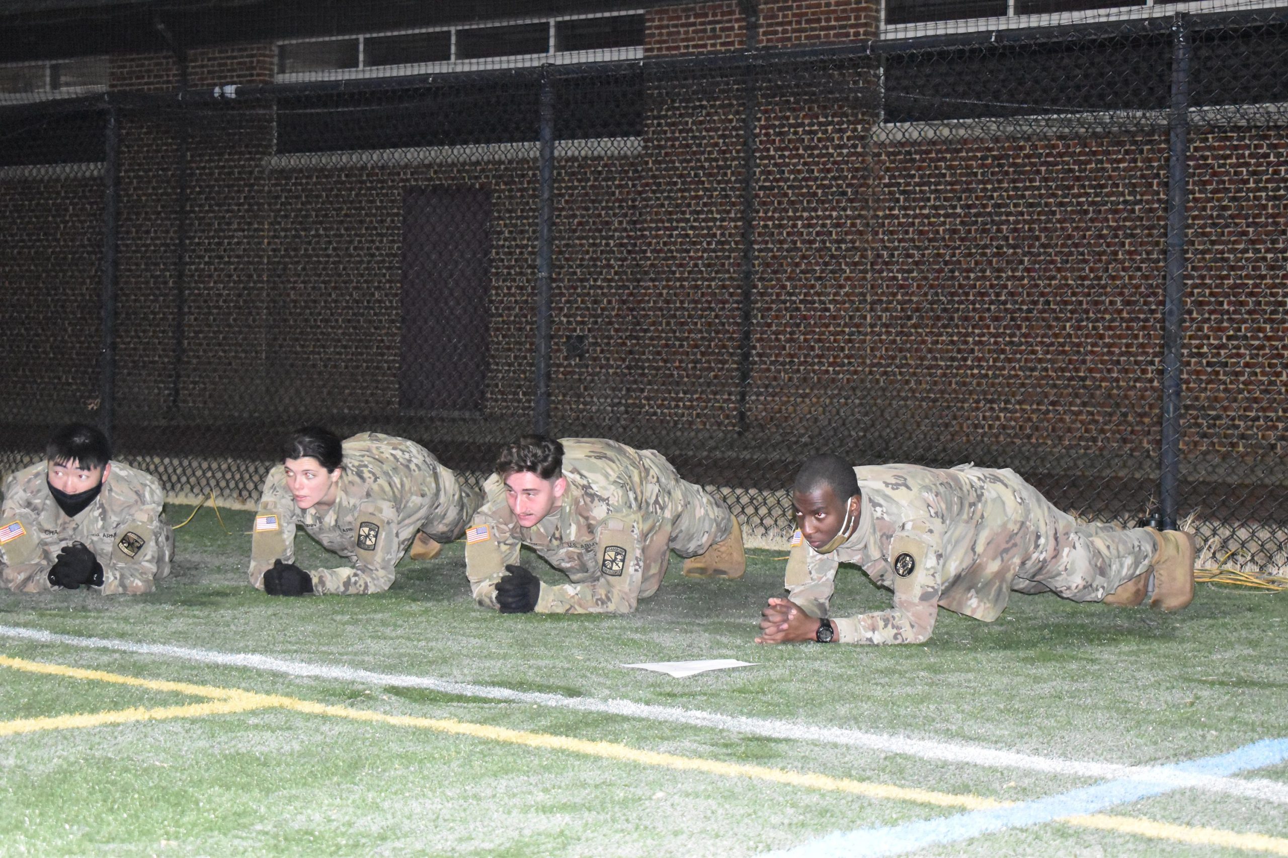 cadets planking