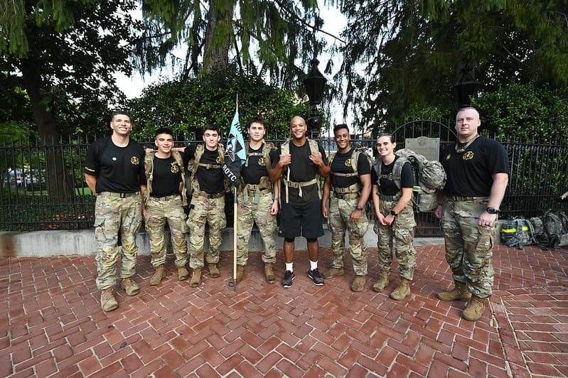 Cadets with Governor