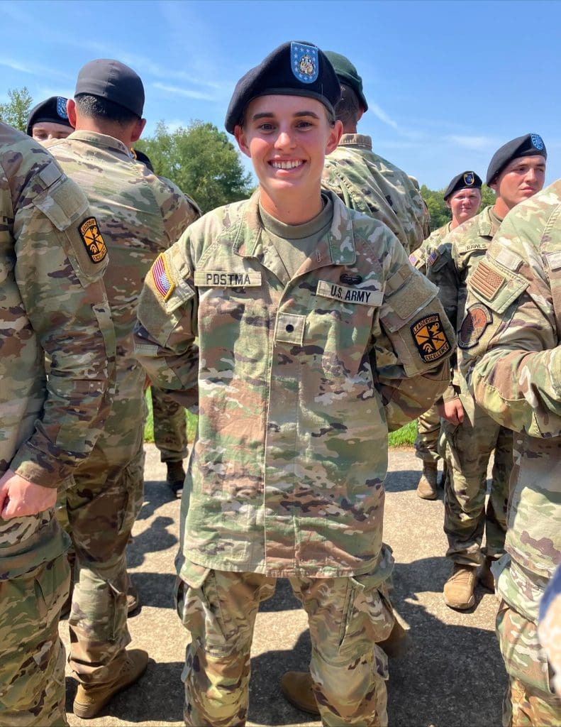 Cadet Postma graduates from Air Assault school