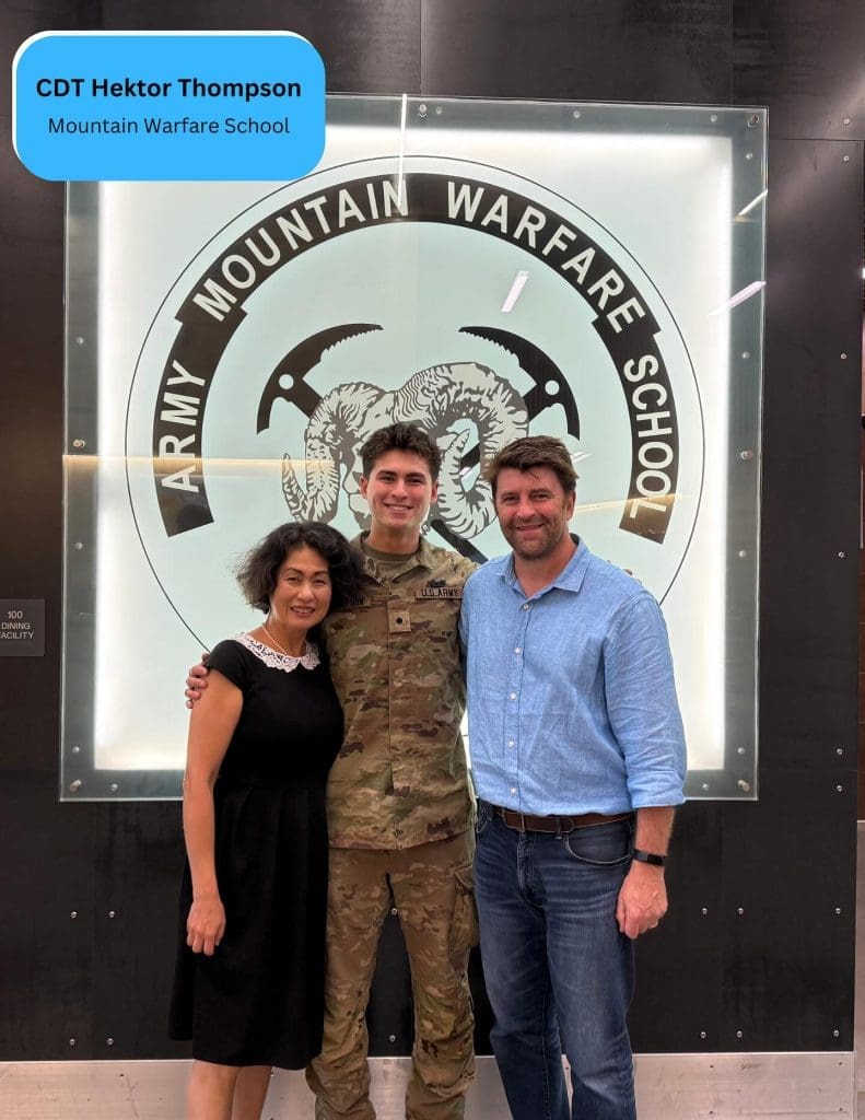 Cadet Thompson graduates Mountain Warfare School