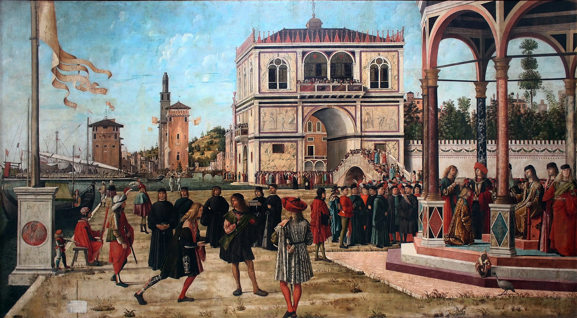 Carpaccio, "Return of the English Ambassadors," 1495