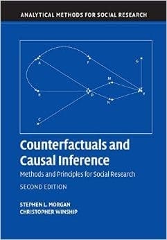 Book Cover art for Counterfactuals and Causal Inference: Methods and Principles for Social Research (Analytical Methods for Social Research)