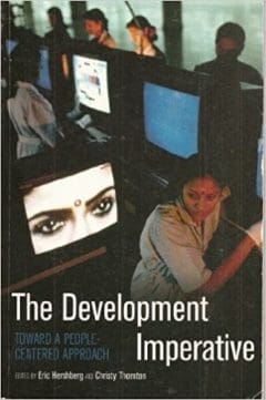 Book Cover art for The Development Imperative: Toward a People-Centered Approach